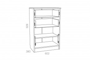 Тумба Оливия НМ 040.45 Х в Трёхгорном - tryohgornyj.mebel74.com | фото 2