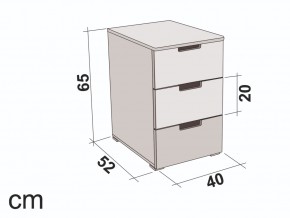 Тумба Svogen графит-белый в Трёхгорном - tryohgornyj.mebel74.com | фото 2