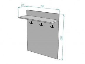 Вешалка Лофт V12 в Трёхгорном - tryohgornyj.mebel74.com | фото 3