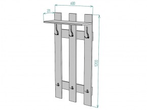 Вешалка V2 в Трёхгорном - tryohgornyj.mebel74.com | фото 3