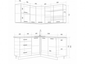 Угловой кухонный гарнитур Флоренс Грин в Трёхгорном - tryohgornyj.mebel74.com | фото 4